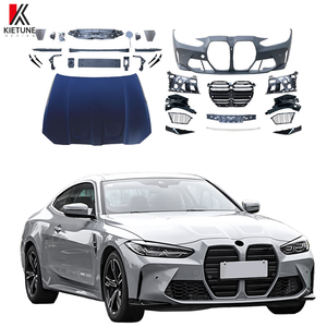 Griglia Anteriore KIETUNE di Alta Qualità Stile M4, in Alluminio, Montaggio a Bullone, Verniciatura di Base, Compatibile con <span class=keywords><strong>Serie</strong></span> 4 G22/G23/G26 Bodykit - Product Image 1