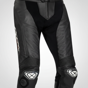 Pantalon de course pour moto Vendetta Evo pour homme, imperméable, pour piste/route, en cuir de vache/crocodile, protection de niveau 2 CE - Product Image 1