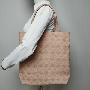 Sac fourre-tout en toile de coton réutilisable personnalisé, sacs fourre-tout ronds, sac de rangement en toile, sac de beauté en toile <span class=keywords><strong>rose</strong></span> clair, mini sac fourre-tout - Product Image 4