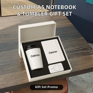 Customized Leather A5 <b>Notebook</b> Vacuum Tumbler Corporate Gift <b>Set</b> for Business Recognition-Christmas Promotional Gift Made China - Product Image 2