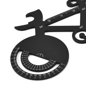 <span class=keywords><strong>Porte</strong></span>-clés multifonctionnel en métal pour modèle de vélo en acier inoxydable - Product Image 5