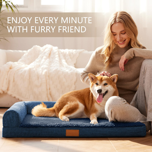 Coussin <span class=keywords><strong>de</strong></span> voyage pour <span class=keywords><strong>chien</strong></span> imperméable rectangulaire, canapé orthopédique en mousse, <span class=keywords><strong>lit</strong></span> <span class=keywords><strong>de</strong></span> camping - Product Image 6