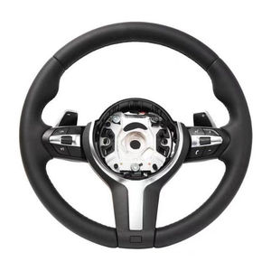Volant de direction chauffant et vibrant en <span class=keywords><strong>cuir</strong></span> de rechange pour BMW F31 F34 F35 F32 F33 F36 F10 F11 F07 F18 F06 F12 F13 - Product Image 2