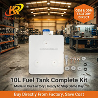Tanque de Combustible Diésel Engrosado OkyRie DFT 10LW 10L a Prueba de Fugas para Calefactor de Aire de Estacionamiento de Coche de 2KW 5KW 8KW