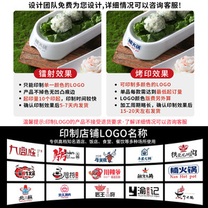 Xiangyuan Meimei <b>melamine</b> tableware <b>plates</b>, buffet hot pot restaurant creative meatball and shrimp paste <b>plate</b>, rectangular - Product Image 4