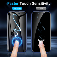 Plus de 1000 avis cinq étoiles – Film de protection hydrogel anti-espion pour écran d'iPhone 17 16 15 14 13 12 Pro Max Plus Mini