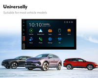 Autoradio universel 2 Din 7 pouces AHD Reverse TMPS 2DIN pour lecteur DSP Carplay sans fil Android 13 GPS RGB Audio de voiture