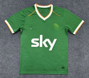 เสื้อฟุตบอลไอร์แลนด์ชายรุ่นใหม่ปี 2026 คุณภาพสูง สไตล์เรโทร <span class=keywords><strong>รอย</strong></span> เคน ปรับแต่งชื่อทีมได้ แขนสั้น ไซส์ XL รุ่น<span class=keywords><strong>ไท</strong></span>ย - Product Image 1