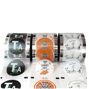 <span class=keywords><strong>Film</strong></span> d'étanchéité souple en PP de qualité alimentaire avec impression de logo personnalisée pour les gobelets à bulles, le café, le jus, le vin et le whisky - Product Image 5