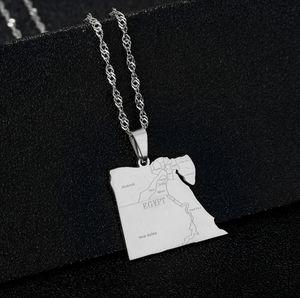 Nouveau Collier Unisexe Île de Mayotte en Acier Inoxydable avec Design Carte – Vente Chaude, <span class=keywords><strong>Prix</strong></span> Bas, Vente en Gros - Product Image 5