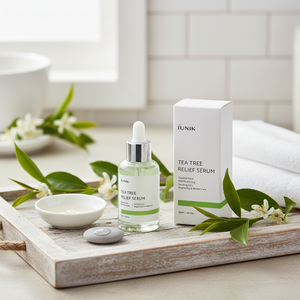 IUNIK High Quality 50ml Tea <b>Tree</b> Skin Care Serum Relief Product - Product Image 3