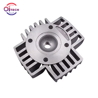 Cylindre de moteur de moto universel Oitech, usiné CNC, en aluminium moulé, refroidi par air, compatible avec le remplacement du moteur