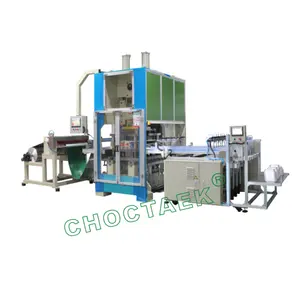 Chocteek, poinçonneuse pneumatique pour conteneur de papier d'aluminium, machines de fabrication de conteneur de papier d'aluminium d'emballage alimentaire