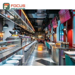 Freestanding Coffee Display Cabinet Illuminated Bean <b>Shelf</b> <b>Walnut</b> Base Cafe Cabinet - Product Image 5