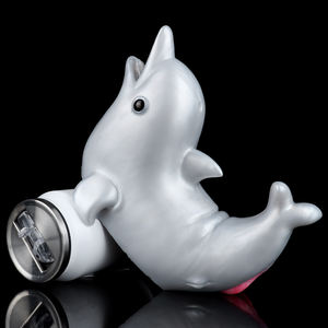 Tier inspirierter Delphin-Mastur bator für Männer Fantasy Deep Sea Design mit Doppel kanal - Product Image 1