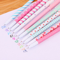 Nouveauté coréenne gel multicolore stylo fantaisie meilleur vente stylo gel packs gros accessoires de bureau dessin animé ensemble de stylo à encre gel