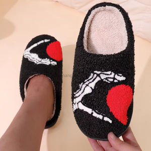 Premium TPR Sole Women's Designer for <b>Slippers</b> With High Material New Design Plush Fluffy Style for Winter and <b>Halloween</b> - Product Image 2