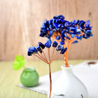 Vente en gros Nouveaux matériaux semi-finis artisanaux modernes et uniques pour bouquets de forme libre, Arbre de cristal énergétique DIY avec fil de cuivre pour la maison