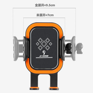 Soporte para Teléfono de Motocicleta Jo Horse, Giratorio, de 7 cm y 9.5 cm, para Conducir, de Aleación de Aluminio - Product Image 1
