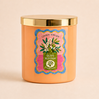 Fabricant en gros, production rapide, boîte personnalisée imprimée, cadeau d'entreprise, bocal en verre, bougie parfumée à la cire de soja sans fumée