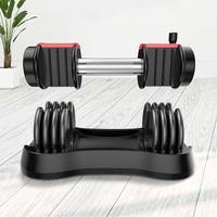 Accepter OEM 5.5kg Équipement de gymnastique Poids libres d'entraînement Haltères Ensemble d'haltères réglables Haltères de fitness