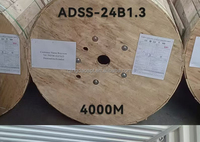 Cable de Fibra Óptica FTTH para Exteriores, 1, 2, 4, 6, 8, 12, 24, 48, 96 Hilos, Blindado, Anti-Roedores, ASU, ADSS, GYFXTBY