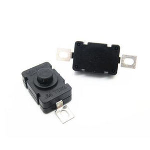 Fábrica de alta calidad KAN-1288 fuera de 1.5A 2 pines linterna interruptor auto-bloqueo tacto de interruptor de botón de empuje para linterna LED - Product Image 6
