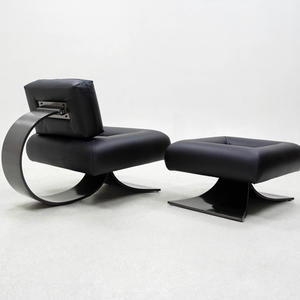 Fauteuil de salon Mermaid Alta, fauteuil de détente de luxe, fauteuil inclinable individuel, fauteuil paresseux, mobilier pour appartement, salon, maison - Product Image 5