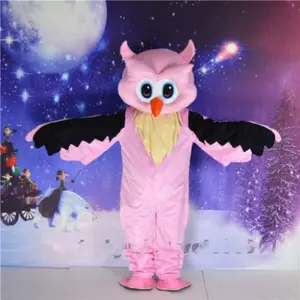 Funtoys Big Pink Owl Mascot Costume per Halloween Party Game Festival Performance Advertising forCartoon Animal Adult Cosplay