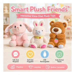 Proveedor Mayorista de Juguetes Educativos de Peluche Interactivos: Perros de Peluche Robóticos con Control por App y Respuesta por Voz (ODM) - Product Image 3