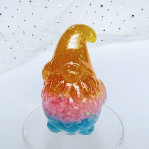 Venta al por mayor cristal piedra triturada muñeco <span class=keywords><strong>de</strong></span> nieve <span class=keywords><strong>Santa</strong></span> Claus muñeca ornamento regalo <span class=keywords><strong>de</strong></span> Navidad Decoración - Product Image 3