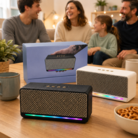 Dual-Driver RGB-Lautsprecher BT 5.3 16W Tragbarer Kabelloser Audio-Player mit USB TF FM für Reisen Großhandel OEM ODM