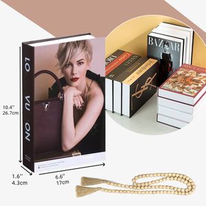 <span class=keywords><strong>Luxe</strong></span> Prado Channel Marque Table Basse Mode Décoratif Faux Livres Relié Livres Designer Livres pour Bibliothèque Décor - Product Image 3