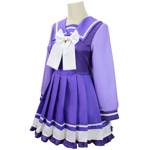 Disfraz de Cosplay de <span class=keywords><strong>Anime</strong></span> Uma Musume Pretty Derby, Uniforme Escolar de Toukai Teiou, Disfraz de Cosplay de Golden Ship Special Week, Vestido de Marinero Lolita - Product Image 1