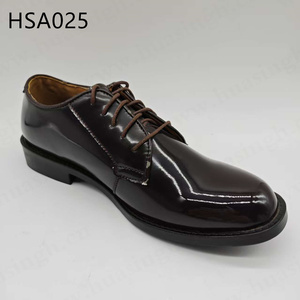Chaussures de bureau pour hommes LXG, anti-rétrécissement, brillantes/mates, marron, faciles d'entretien, pour le personnel gouvernemental, HSA025 - Product Image 4