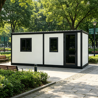 Maison préfabriquée portable en conteneur, maison en conteneur avec salle de bain et cuisine, bureau de chantier