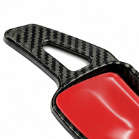 Couvre-pale de levier de vitesse en ABS à motif carbone pour VW Golf 8 Tiguan Passat CC Touareg, adhésif décoratif
