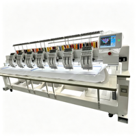 Machine à broder informatisée à 4 têtes avec une zone de broderie de 360x510 mm pour la conception de vêtements