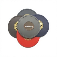 Sous-verres et sets de table en silicone personnalisés fabriqués en usine, résistants à la chaleur, forme ronde, design moderne et minimaliste, impression personnalisée disponible