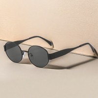 Nouvel Arrivage 2026 – Lunettes de Soleil Rondes à Monture Complète pour Femme avec Verres Miroir – Durables, Légères et Anti-UV pour la Plage et l'Extérieur
