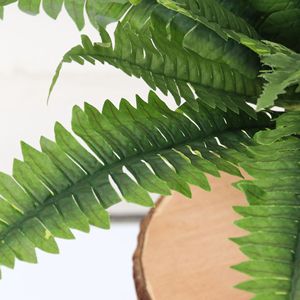 Bouquet décoratif de fougères artificielles faites à la main en plastique <span class=keywords><strong>pour</strong></span> la fête des mères, le bureau, le jardin, la décoration de la maison, plantes artificielles, <span class=keywords><strong>fleurs</strong></span> artificielles - Product Image 2