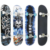 Ventes chaudes de skateboards personnalisés fabriqués en Chine avec des roues colorées, vente en ligne de skateboards pour enfants, équipement de fitness