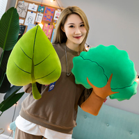 Coussins en peluche mignons en forme de plantes et d'animaux - Coussins rembourrés doux pour la décoration de la maison et jouets en peluche à câliner