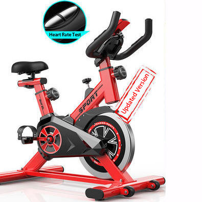 Rouge avec le mètre et la fréquence cardiaque