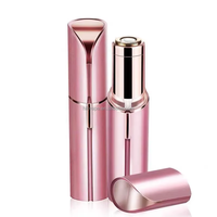 Mini rasoir électrique portable USB rechargeable pour le corps et le visage, épilateur électrique pour femme en forme de rouge à lèvres, tondeuse à poils de nez avec interface USB