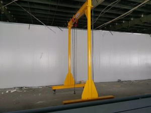 Grue à portique à roues universelles sans rails avec type à poussée manuelle ou moteur électrique - Product Image 2