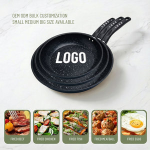 Poêle à frire antiadhésive E-<span class=keywords><strong>TOP</strong></span> en fonte, texture granit suisse, poêle à omelette, batterie de cuisine saine en <span class=keywords><strong>pierre</strong></span>, poêle de <span class=keywords><strong>chef</strong></span>, sans PFOA - Product Image 6