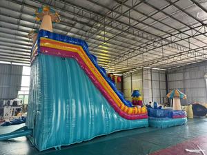 Toboggans aquatiques gonflables en PVC de qualité commerciale, prix de gros, toboggan aquatique en forme de champignon <span class=keywords><strong>avec</strong></span> <span class=keywords><strong>piscine</strong></span> pour la <span class=keywords><strong>location</strong></span> - Product Image 4