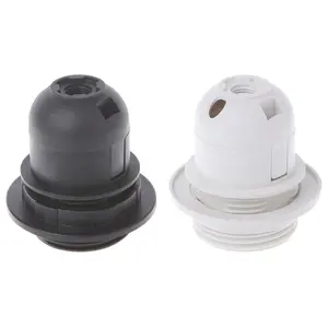 E27 Decorative Lamp Socket 250V 4A Edison Screw Lamp Holder With Ring