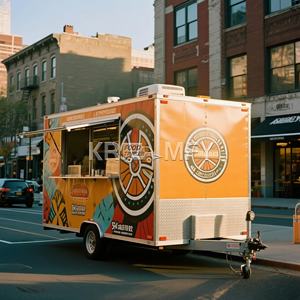 Camion de restauration mobile pour pizzas et bonbons, très demandé, cuisine entièrement équipée, vente en plein air - Product Image 4